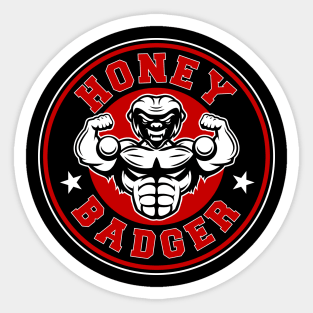 Honey Badger Gym Sticker